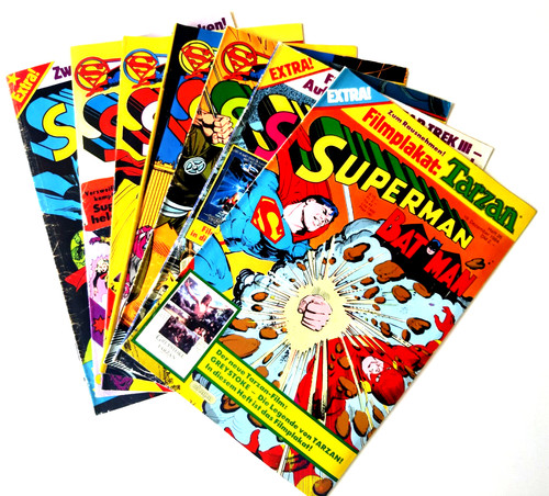 Superman konvolut 1984 mit - ,