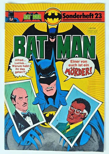 Batman sonderheft 23 ehapa - nr.,